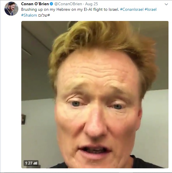 Conan O'Brien in Israel