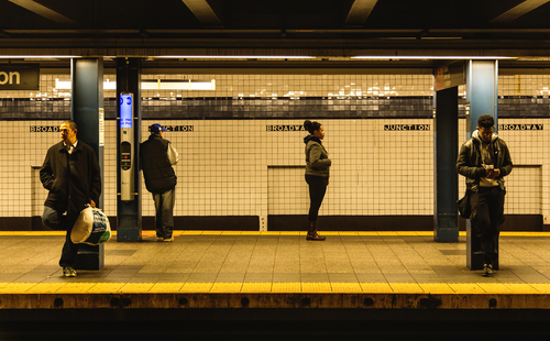 New York Subway platform